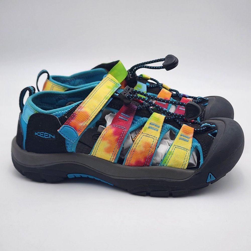 Keen‎ Newport Sandals Youth Kids Girls 3 Colorful Tie Dye Sport Hiking Fisherman